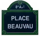 plaque BEAUVAU