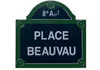 plaque BEAUVAU